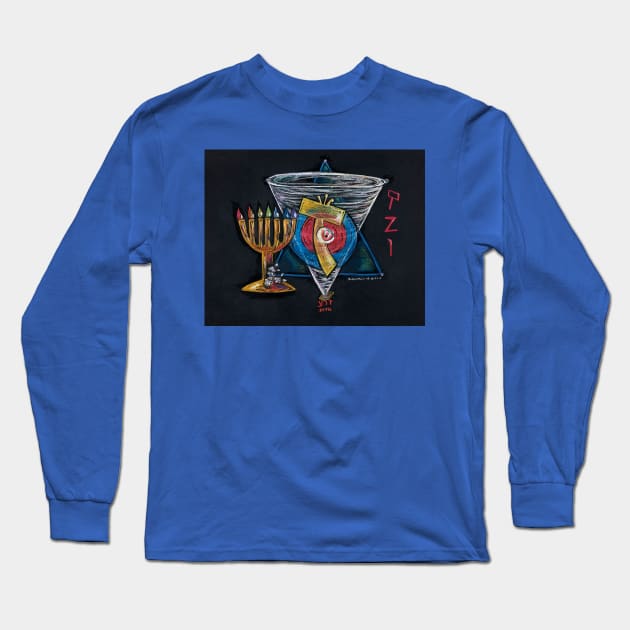 ZAYIN - 7 - Sword of Time Long Sleeve T-Shirt by RobinMain